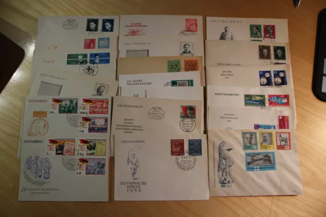 Briefmarken DDR 180 FDC und Briefe Sammlung