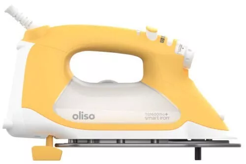 NEW Oliso Pro Smart Iron TG1600 Pro Plus Yellow For Sewers, Quilters & Crafters