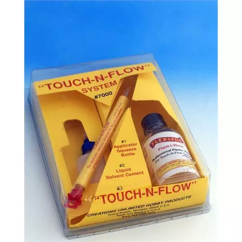 Albion Alloys Touch-n-Flow System 7000 Plast-I-Weld Glue Kit FREE Postage
