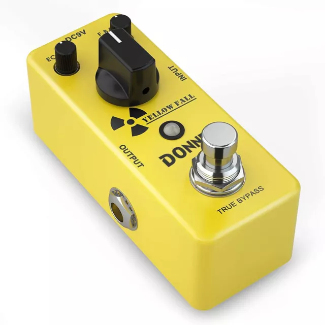 ☢️ Donner Yellow Fall Analog Delay Guitar Effects Pedal Echo Feedback Time Knob
