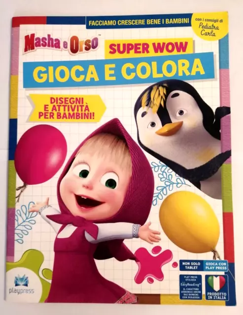 Masha E Orso Gioca E Colora Rivista Nuova Edicola