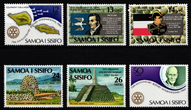 Samoa 427-432 postfrisch #IO622