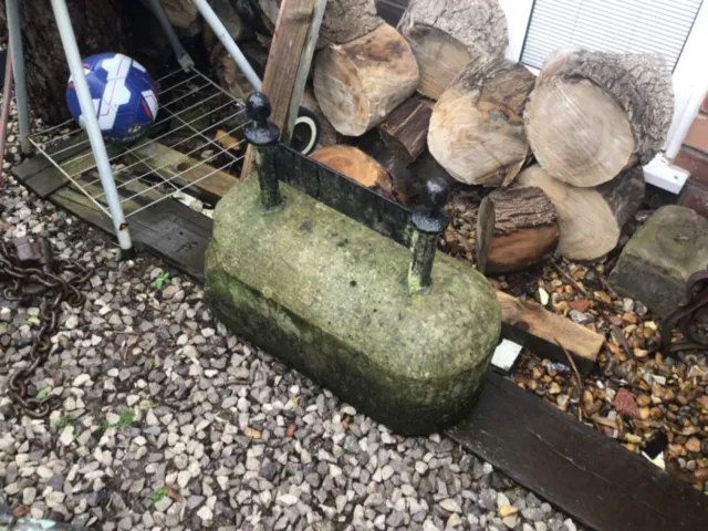 boot scraper cast iron/stone Antique/Old