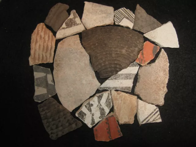 Arizona Anasazi Pottery Shards, Prehistoric Indian Artifacts FREE SHIPPING #PS18