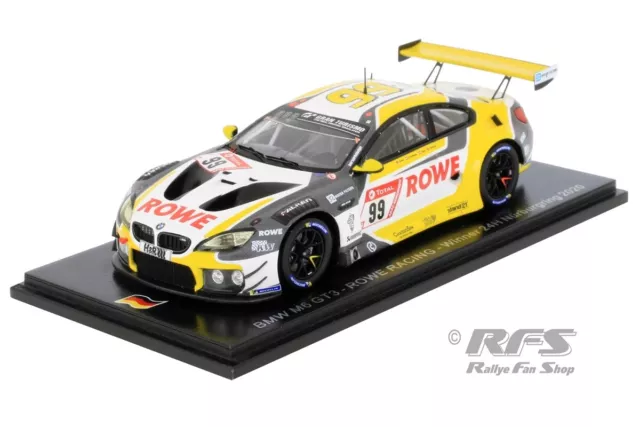 BMW M6 GT3 Winner 24h Nürburgring 2020 Rowe Racing Catsburg Yelloly 1:43 Spark