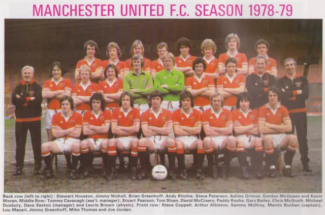 Man Utd Football Team Photo>1978-79 Season