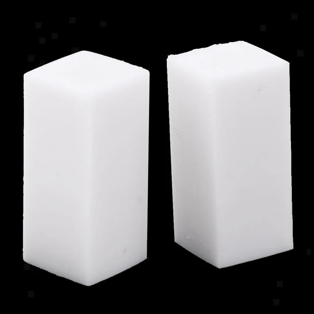 2x Zylinder/Pyramide weiß Gummi Stempelblöcke für Stempel Zum Selbermachen Scrapbooking
