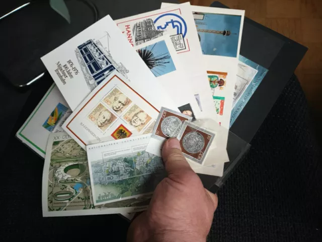 alte Sammlung Briefmarken Ersttagsbriefe Ersttagsblätter Konvolut Nachlass Lot 19