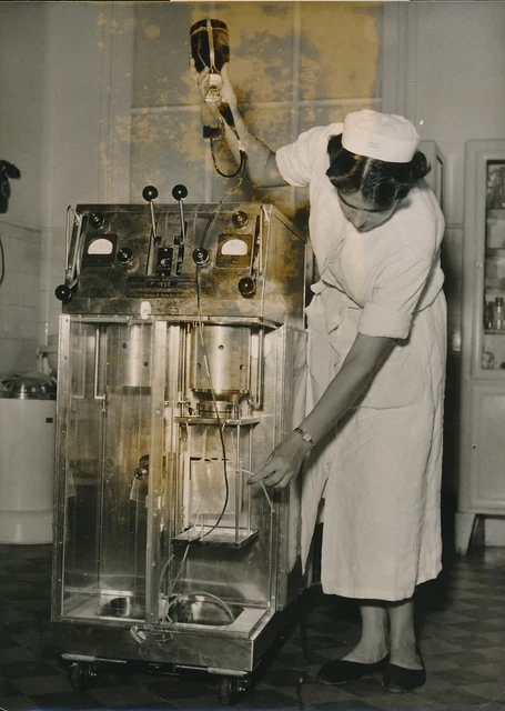 PARIS 1954 - Fractionnateur de Sang par Edwin Cohn Transfusion Sanguine ...