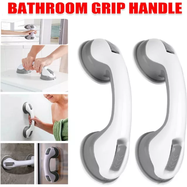 Safety Bathroom Aid Bath Shower Hand Grab Grip Towel Suction Rail Bar Handle 1PC