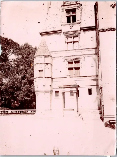 France, château de Fontaine-Henry Vintage silver print Tirage argentique  8x