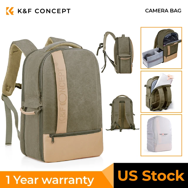 K&F Concept Camera Case Shoulder Backpack Bags for DSLR Nikon Canon Waterproof