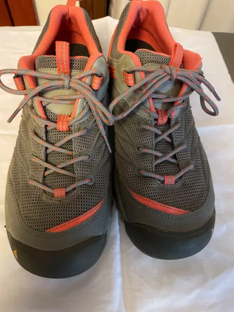 KEEN  Marshall Hiking Shoes Gray Orange 1010158 Waterproof