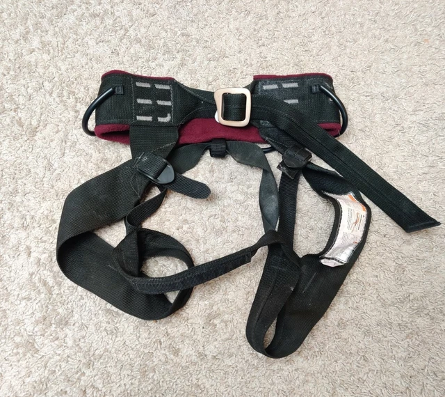 Black Diamond Climbing Harness Sit Harness BOD  Black Sz S Made in USA
