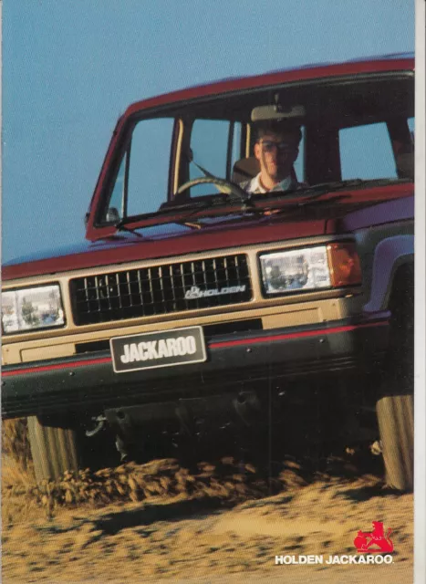 1988 HOLDEN JACKAROO UBS1 Australian 14 Page Brochure SWB LWB ISUZU TROOPER