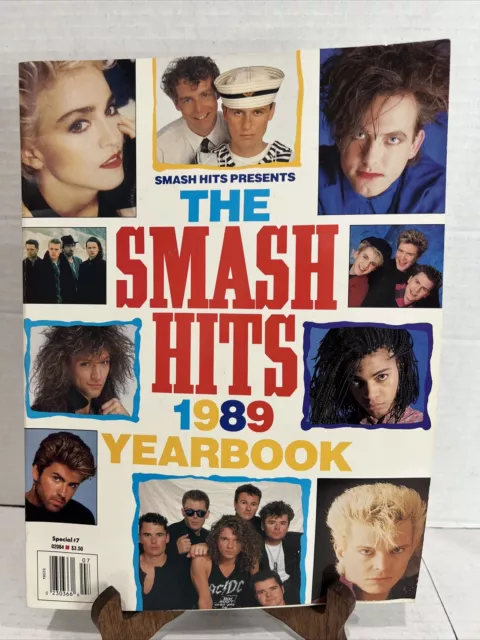1989 The Smash Hits Magazine Yearbook U2 INXS Rick Astley Billy Idol The Cure
