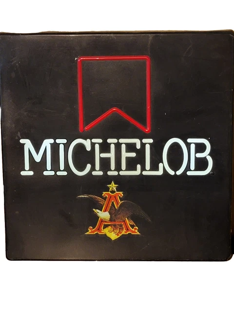 Vintage 1986 Michelob Beer  Sign 18"x18" lighted Works.
