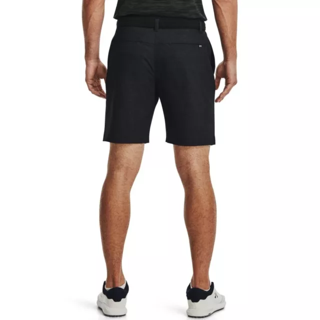 UNDER ARMOUR MEN’S Iso-Chill Air Vent Golf Chino Shorts 36 Black Halo ...