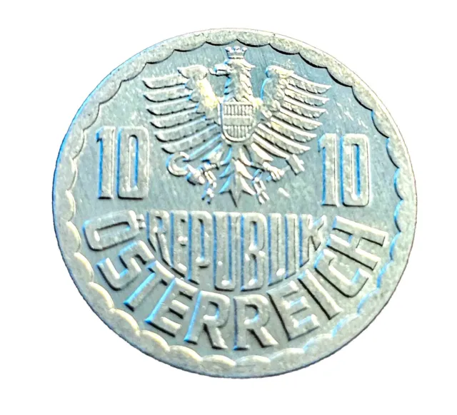 1984 Austria 10 Groschen Coin KM#2878 Ungraded
