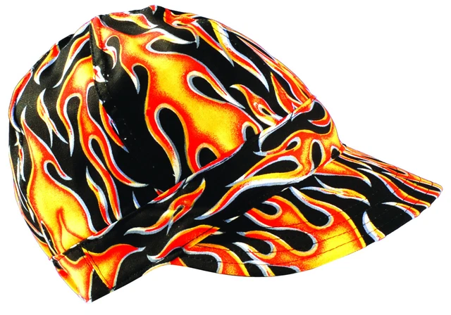 2 Pack Occunomix Tuff Nougies Hard Billed Welders Cap- Flame - Tn8-Fla