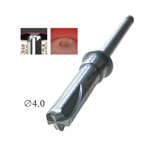 Dental Membrane Lift Drills ∅4.0 Osstem Crestal Sinus CAS Hydraulic Water Pipe