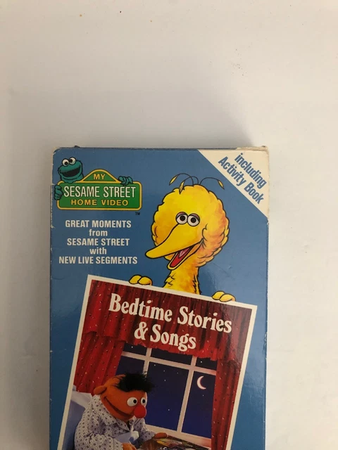 MY SESAME STREET HOME VIDEO Bedtime Stories Songs VHS 1986 TESTED 