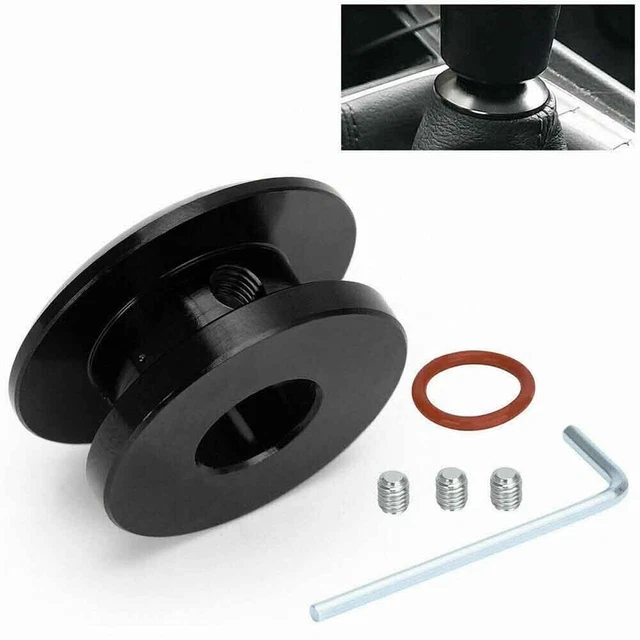 Schaltknaufhalterung Auto Zubehör 1 Satz Aluminium Boot Limiter Schwarz