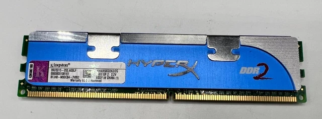 KINGSTON HYPERX 1GB (1x1GB) DDR2 KHX8500D2K2/1G 2.2V RAM ...