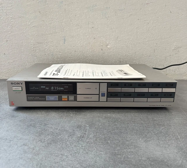 TUNER RADIO SONY Fm Stereo / FmAm Tuner StJx410L / Vintage Hifi Used