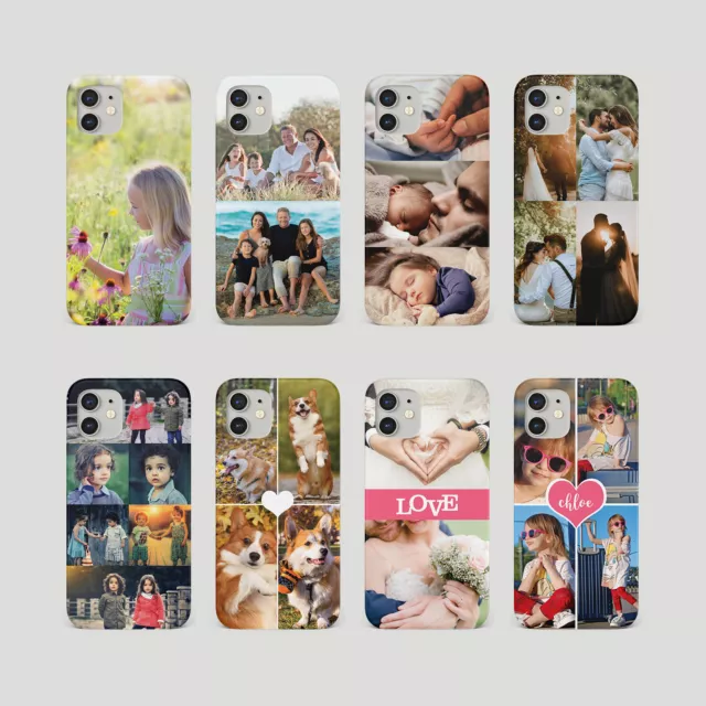 Personalised Custom Photo Picture Collage Phone Case for iPhone 14 13 12 Pro Max