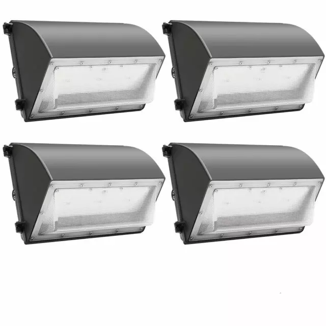 120W LED Wall Pack Light Daylight Dusk to Dawn Photocell Outdoor Wall Light