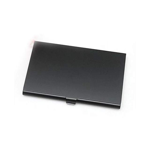 Solid Metal Business Card Holder Storage Package Case ID Credit Wallet Pocket