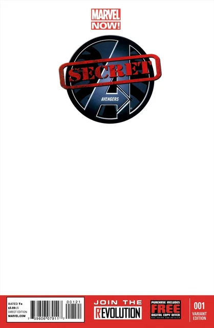 Secret Avengers (2nd Series) #1 (Blank) VF/NM; Marvel | we combine shipping