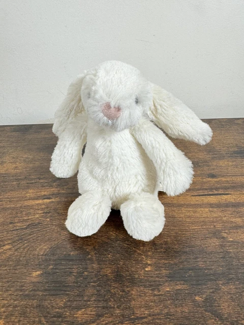 JELLYCAT MINI WHITE/ Cream Bashful Bunny Rare Retired MIUYZ JE150928 £ ...