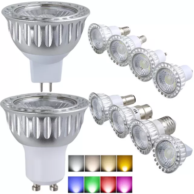 LED COB Spotlight Glühbirnen 5W Dimmbare Lampe GU10 MR16 GU5.3 AC 220V DC12V 24V