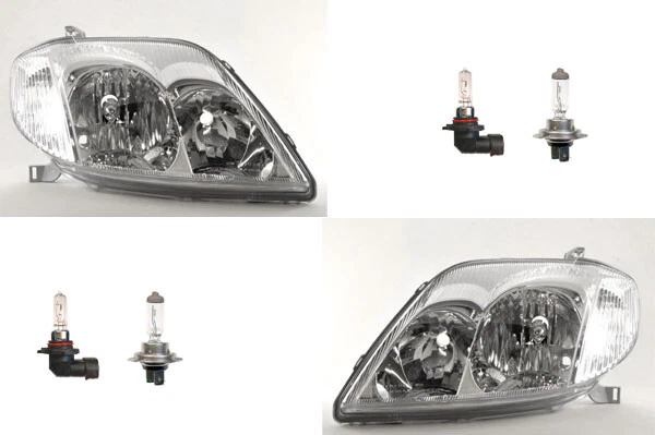 Toyota Corolla E12 Scheinwerfer Rechts - Komplettset Mit Leuchtmitteln