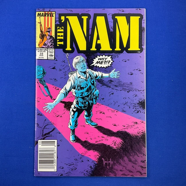 NAM #33 Marvel Comics 1989 Vietnam War Comic Book