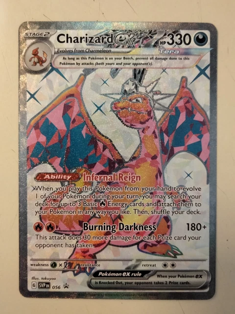 Charizard EX SVP 056 Black Star Promo - Charizard EX Premium Collection NM