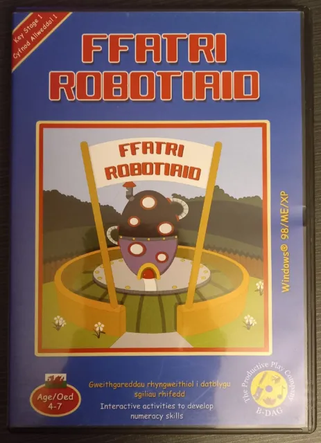 Ffatri Robotiaid (CD-ROM) - Bilingual Edition- Mathematics Key Stage 1.