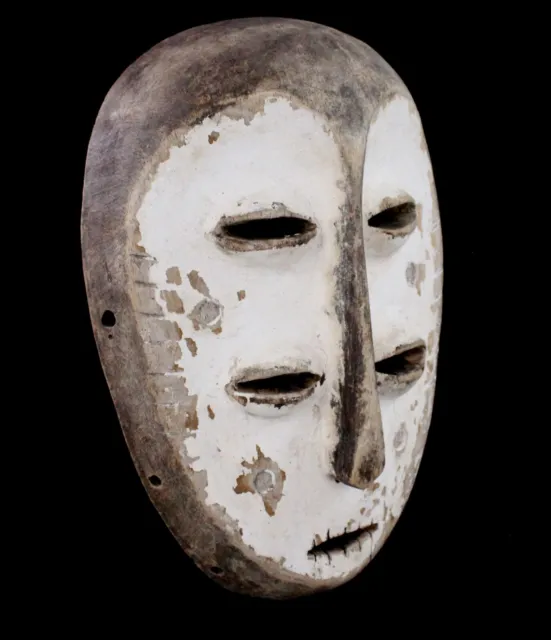 Art African Arts First Arte African Mask Lega Choose Double Face - 29 CMS