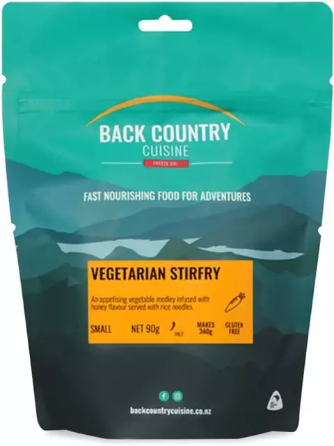 Back Country Cuisine Vegetarian Stirfry Freeze Dried Food, 90 G