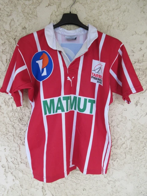 Maillot rugby porté match worn shirt ancien vintage en France | Clasf sports