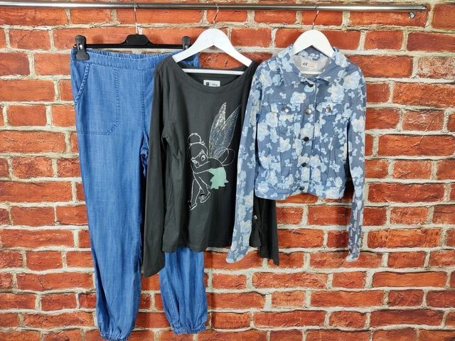 Girls Bundle Age 12-13 Years Gap Fatface H&M Trouser Jacket Top Tinkerbell 158Cm