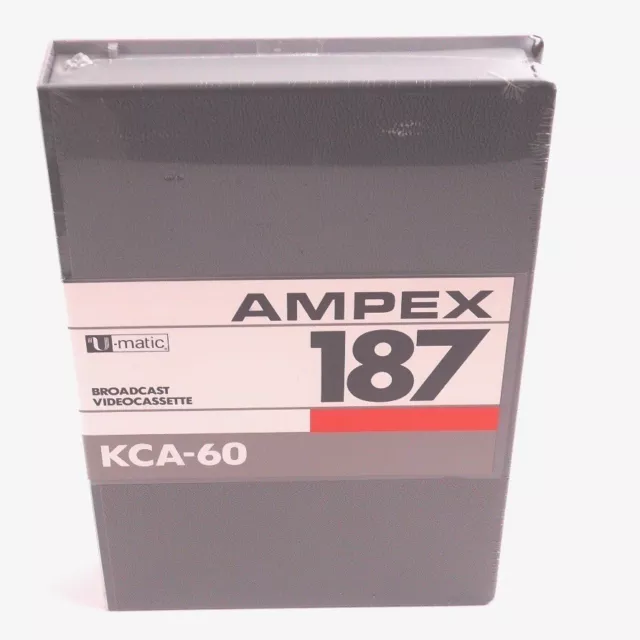 Cassette Vidéo UMATIC AMPEX 187 Broadcast KCA-60 - NOS 2