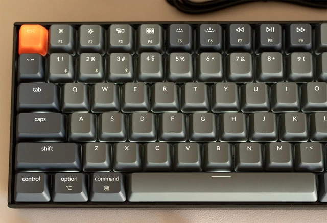Keychron K2 Max Tastiera Meccanica Wireless 75% - RGB, Switch Super Red, Telaio Alluminio Per Mac/Windows