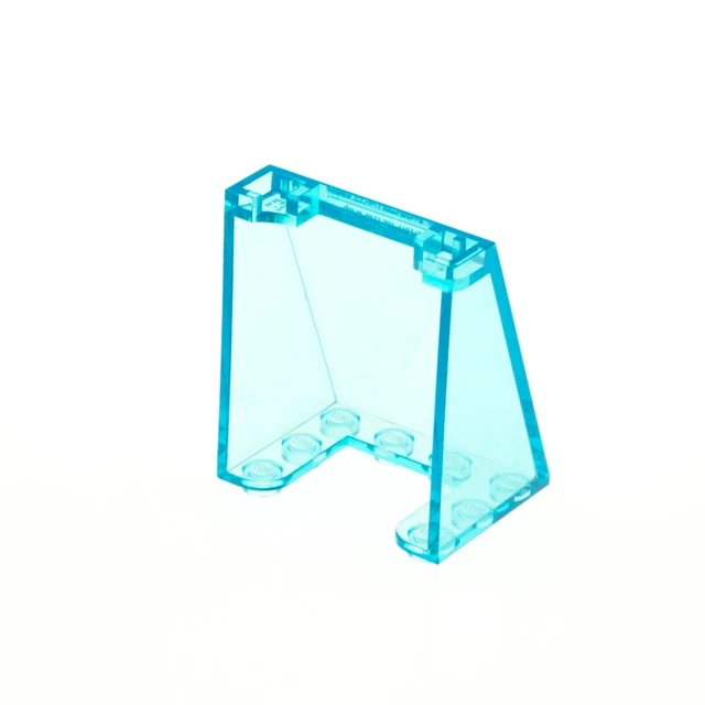 1x LEGO Windshield 3x4x4 Transparent Light Blue Inverted Window 72475
