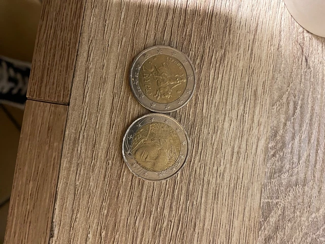 pièce de 2 euros rare 2002 dante alighieri