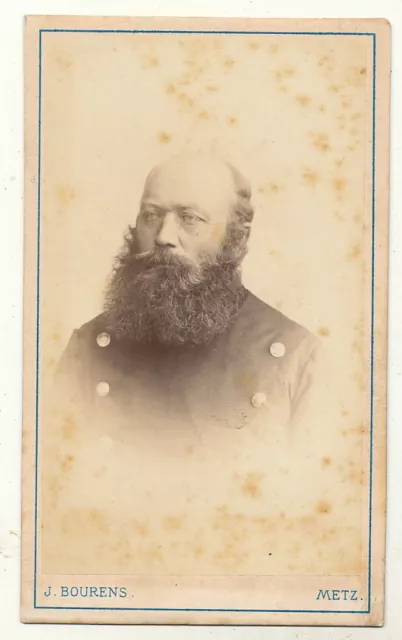 CDV - Offizier vlt. aus dem Krieg 1870/71 - Metz