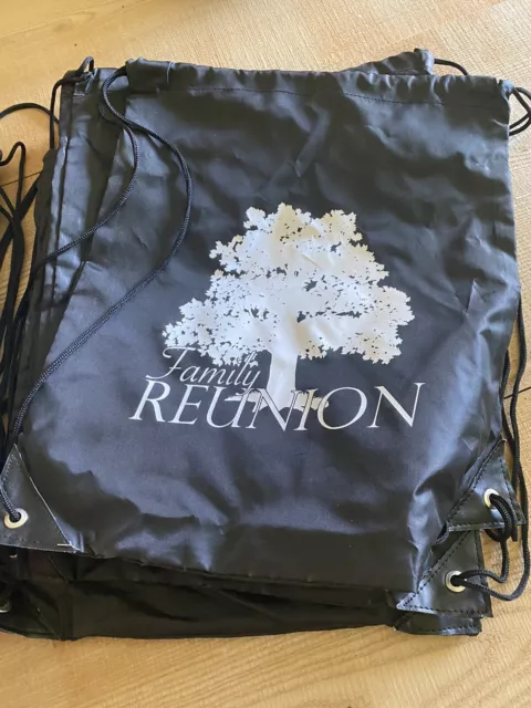 Lot Of 10 Family reunion Nylon Bags/backpacks NEW