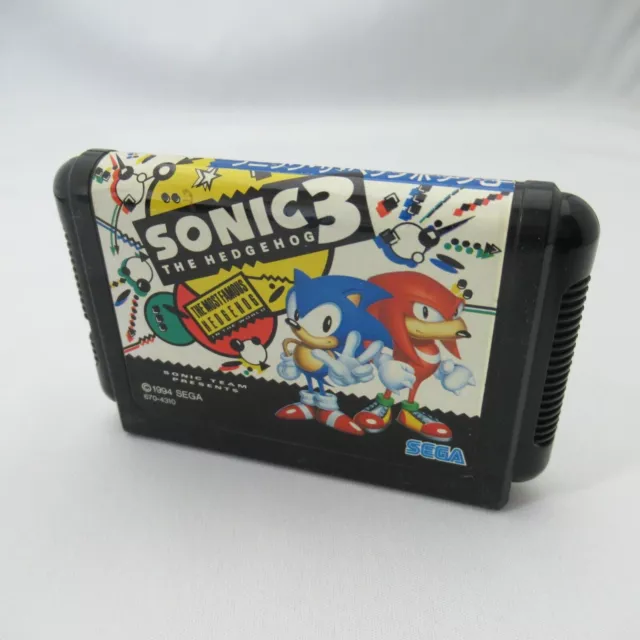 Sonic the Hedgehog 3 (Sega Genesis, 1994) Cartridge Only